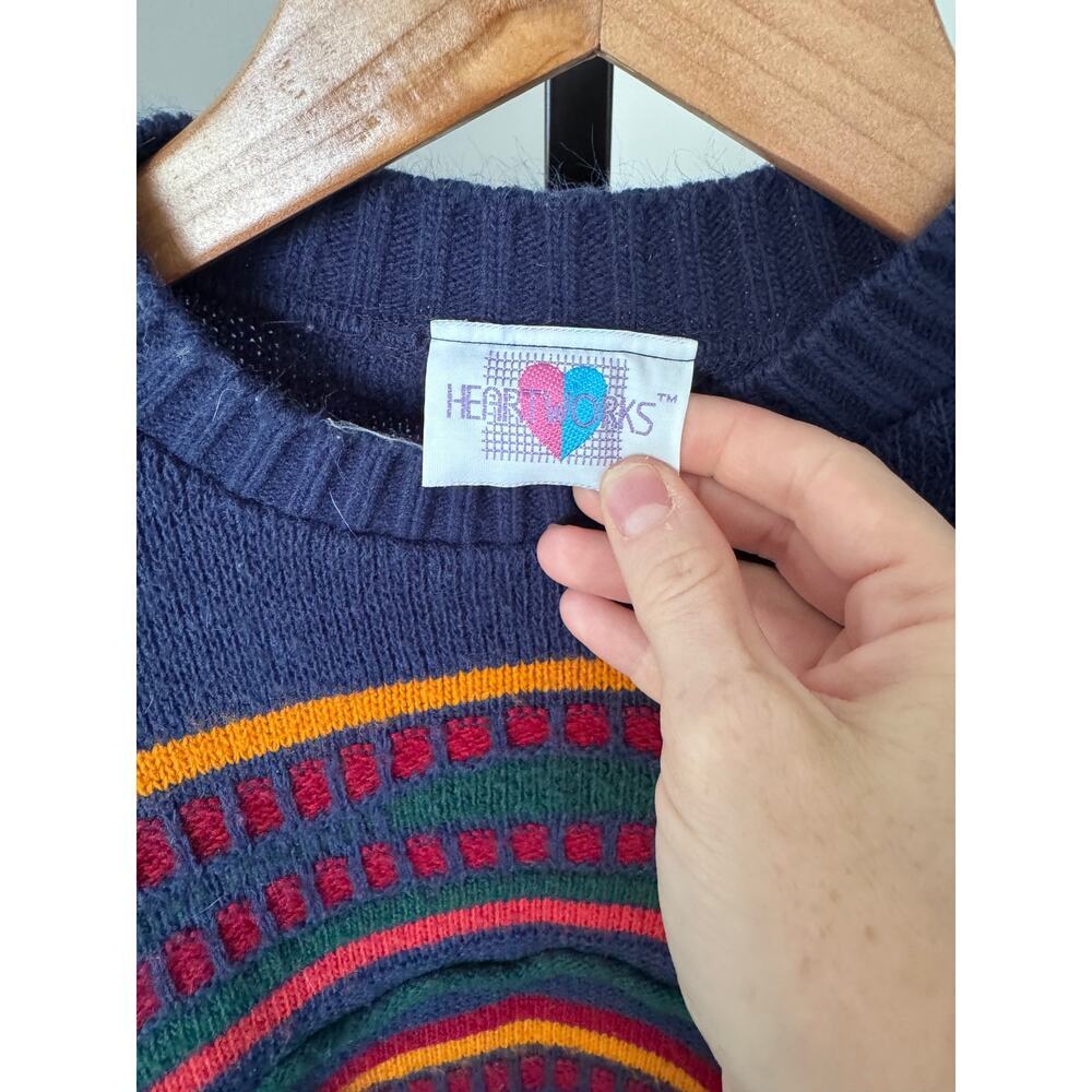 Vintage Heartworks Coogi Style Knitted Sweater - Picture 3 of 4